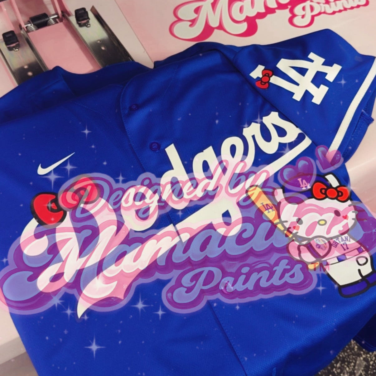LA kitty heart jersey