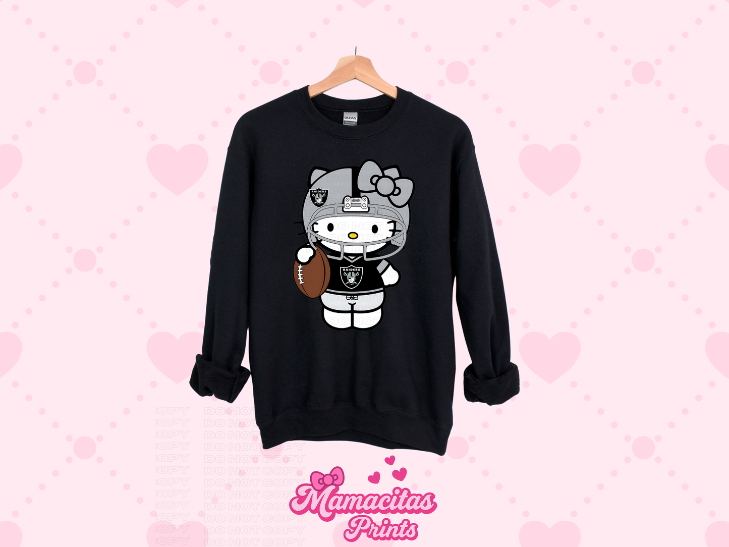 Touchdown kitty Crew neck