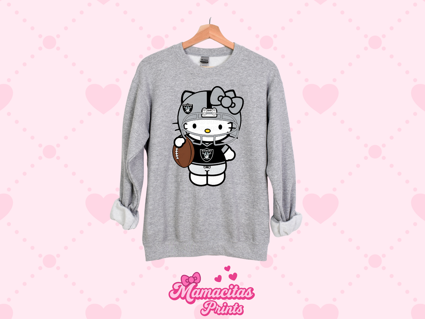 Touchdown kitty Crew neck