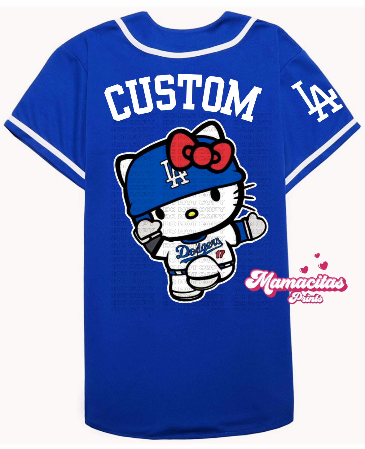 Royal blue Adult/Kids Baseball Jersey