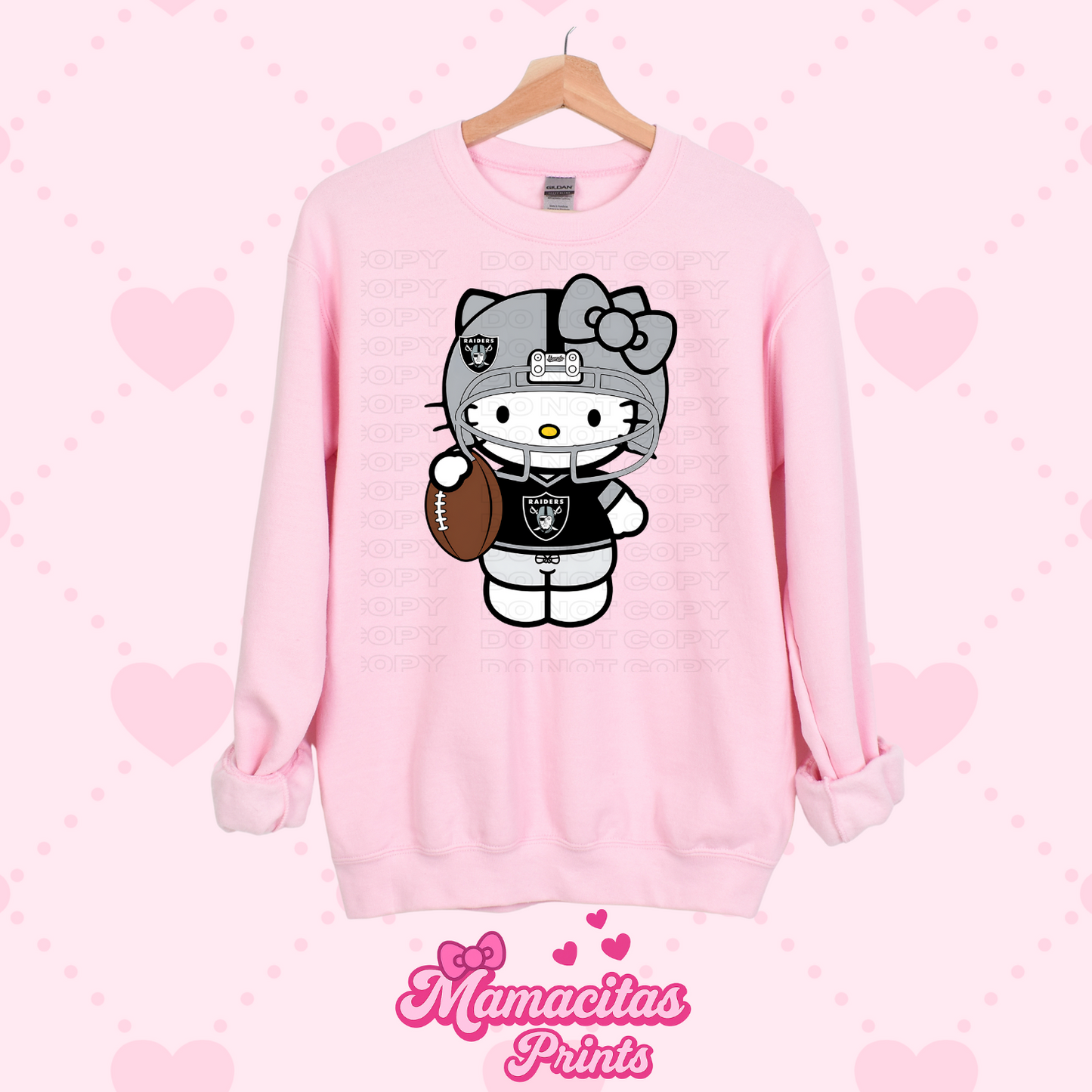 Touchdown kitty Crew neck