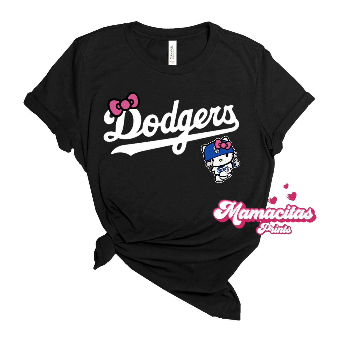 Blue baseball Tee