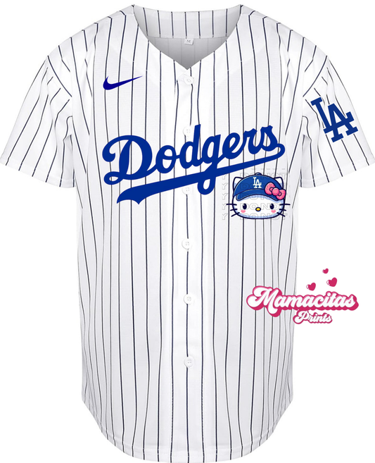 Adult White/Blue Jersey