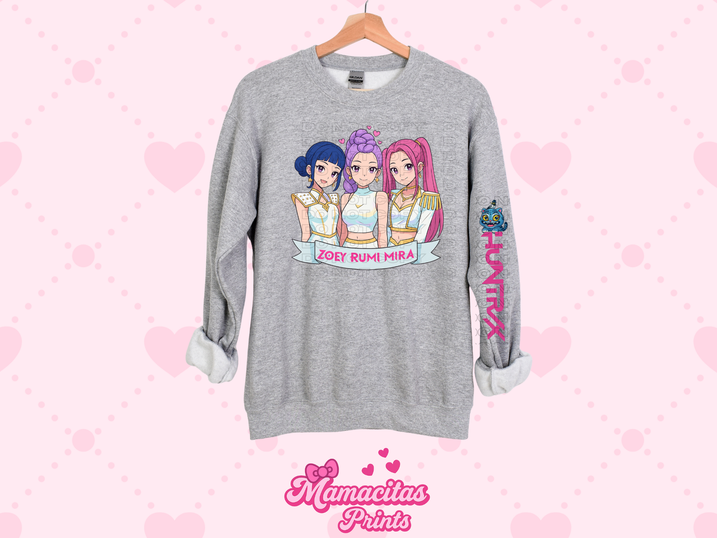 HUNTRX TRIO GIRLS SWEATSHIRT