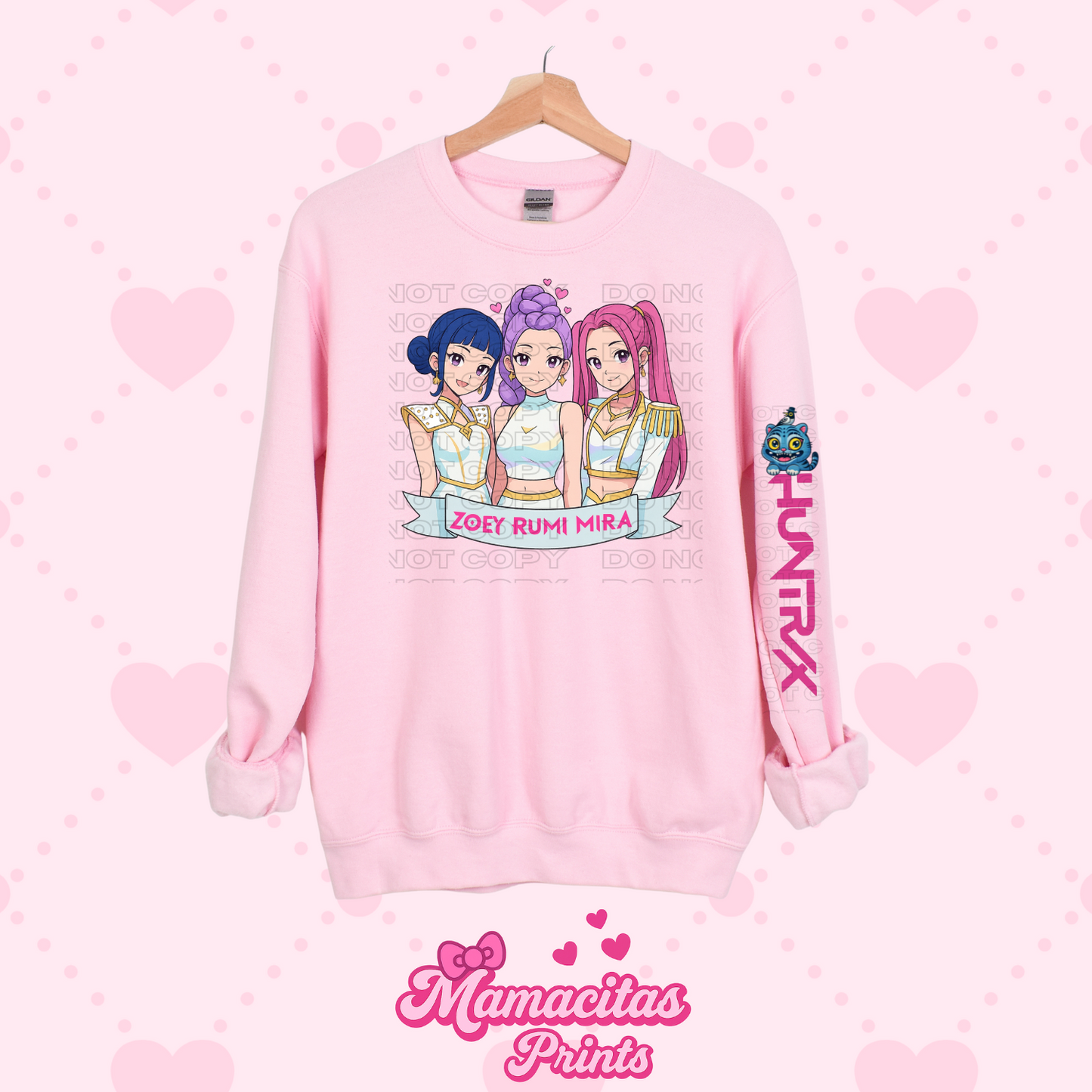 HUNTRX TRIO GIRLS SWEATSHIRT