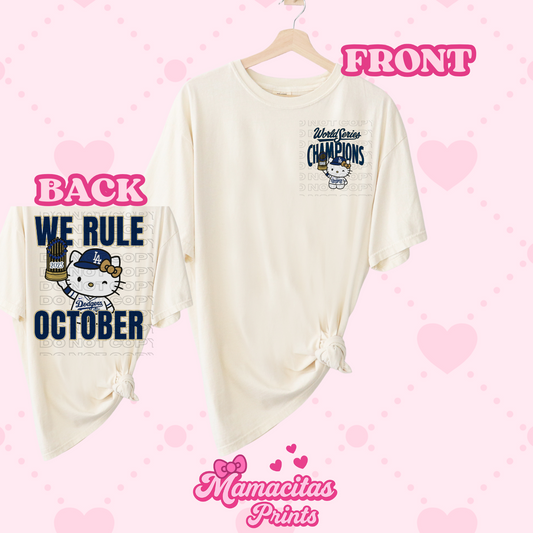 We rule Oct tee