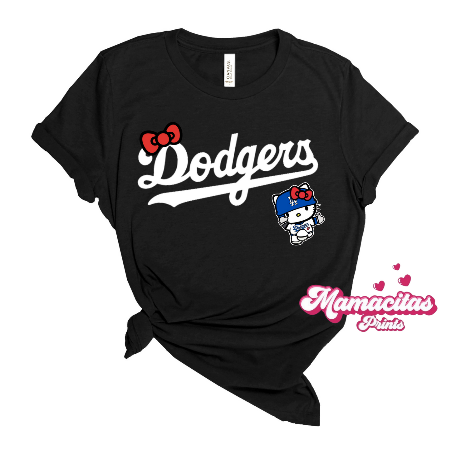 Blue baseball Tee
