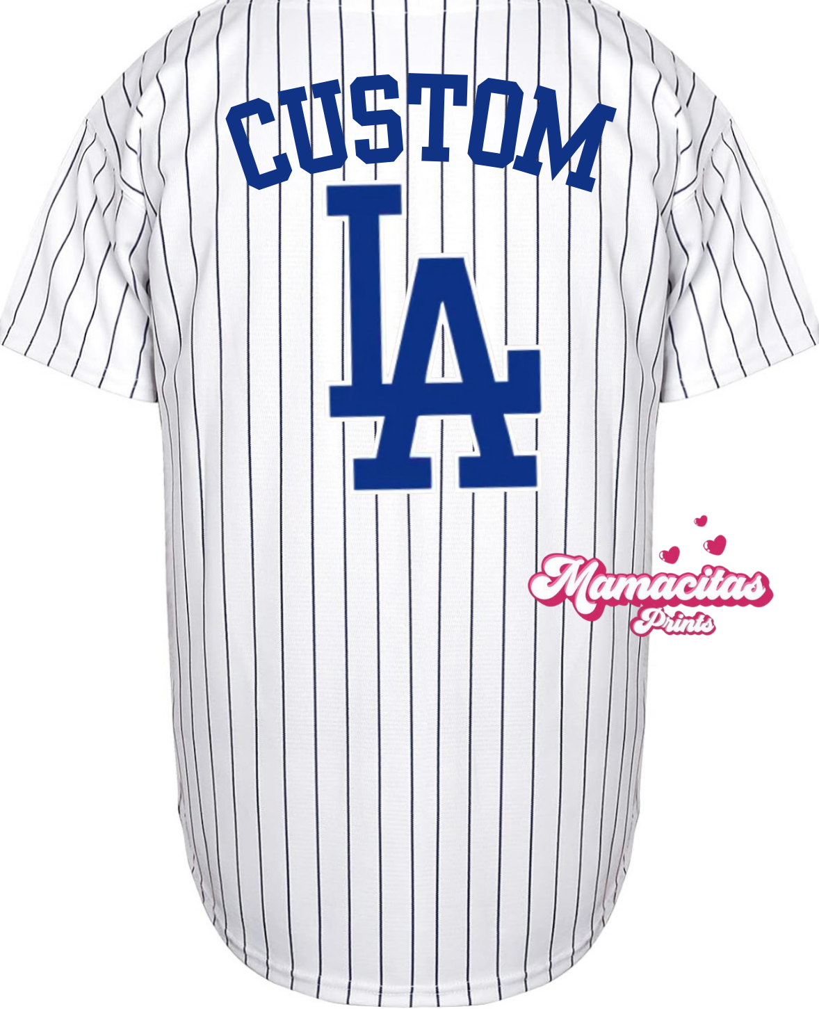 Adult White/Blue Jersey