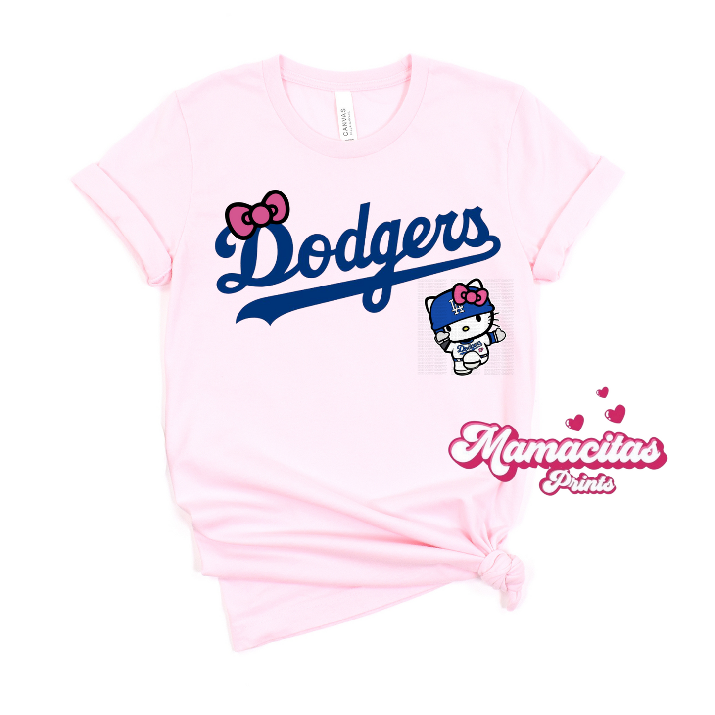 Blue baseball Tee
