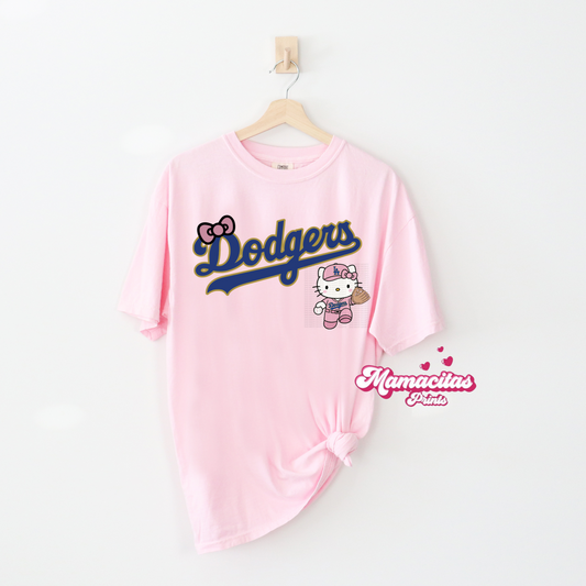 Kids Pink & Gold baseball Tee