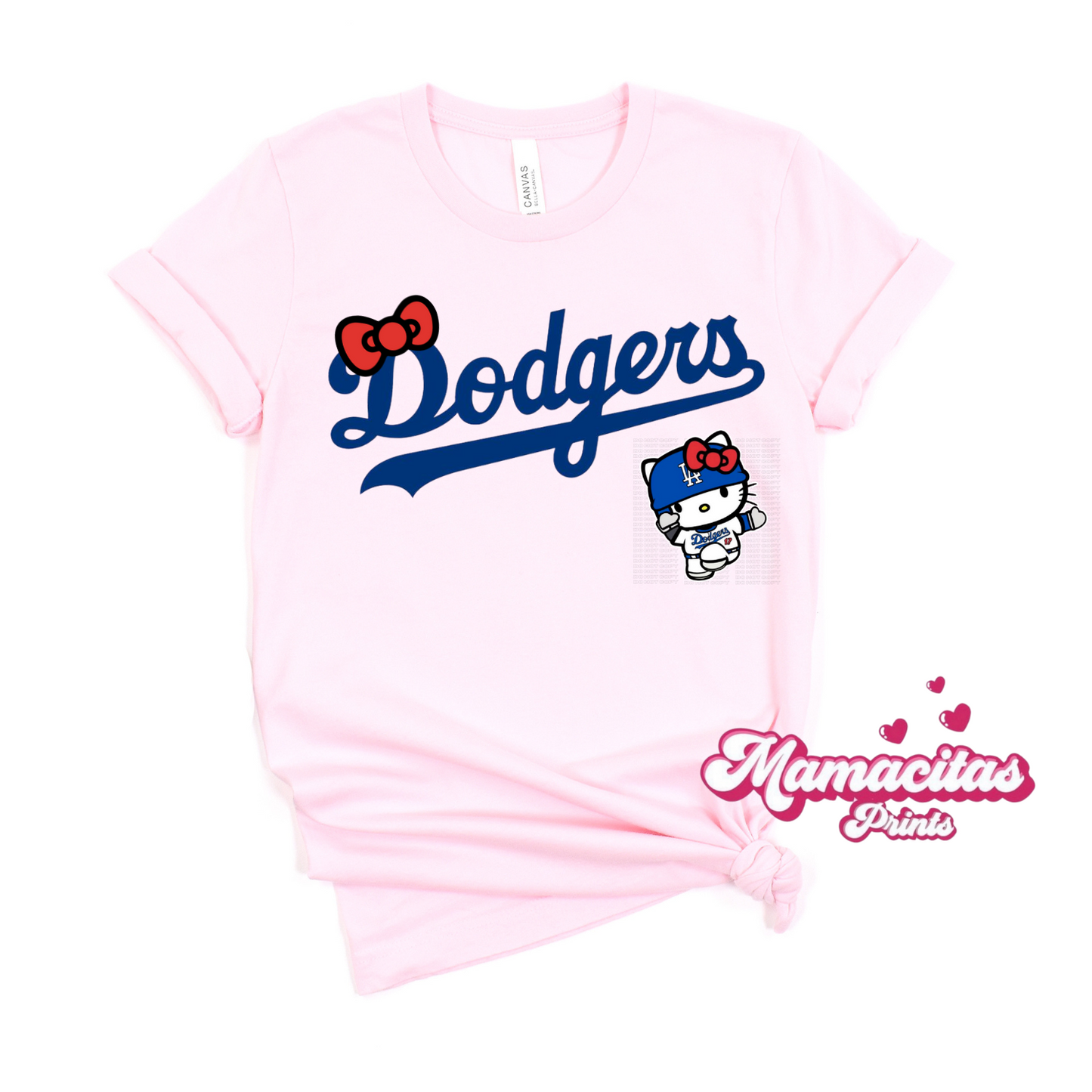 Blue baseball Tee