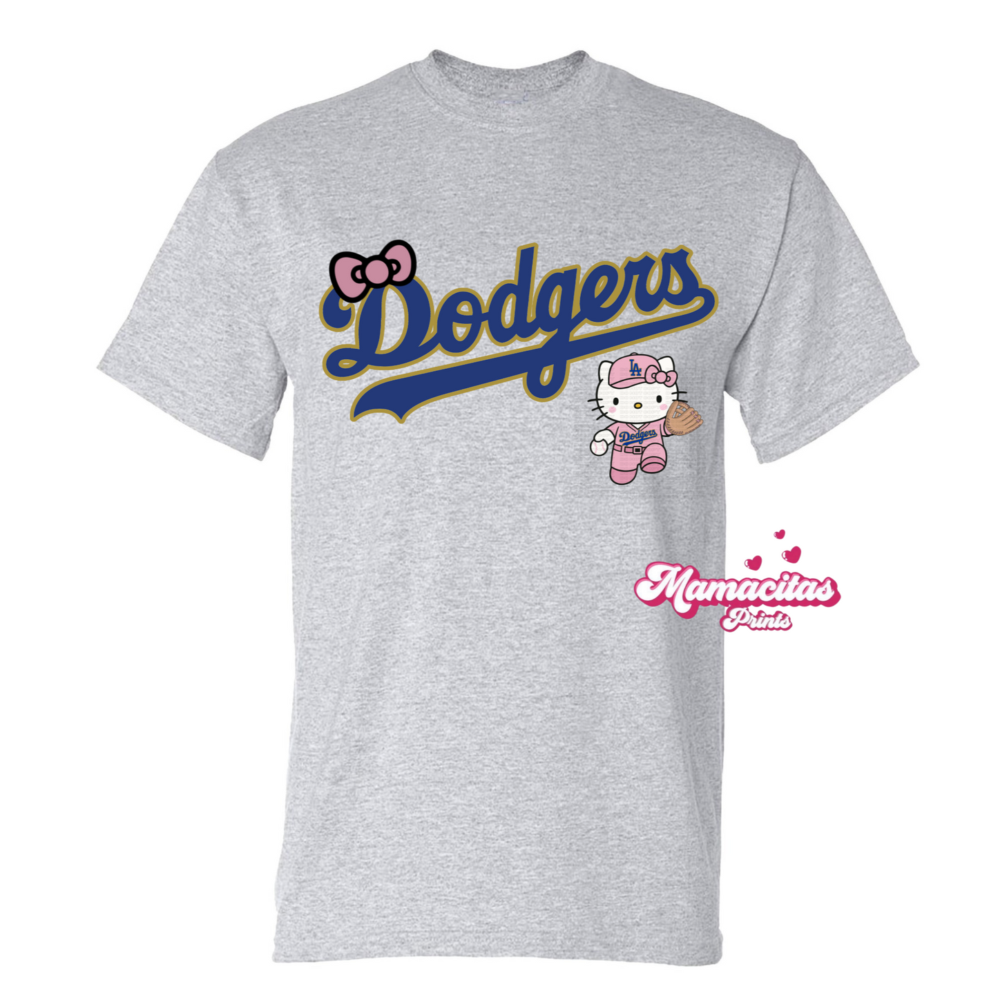 Kids Pink & Gold baseball Tee