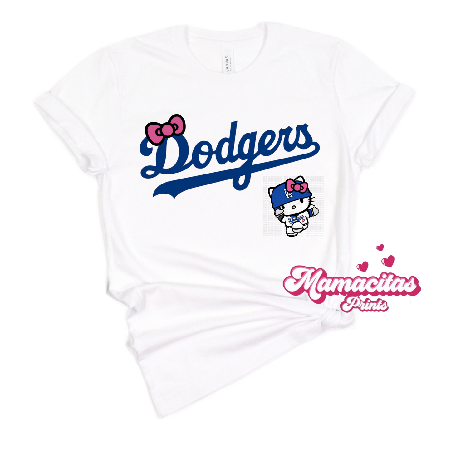 Blue baseball Tee