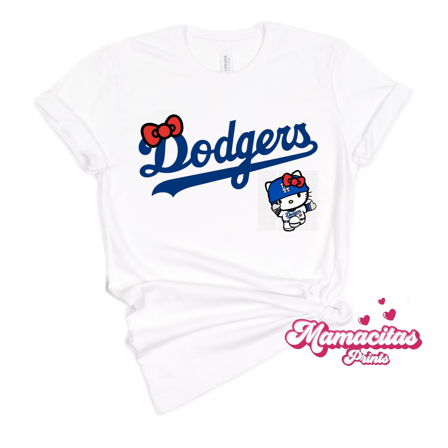 Blue baseball Tee