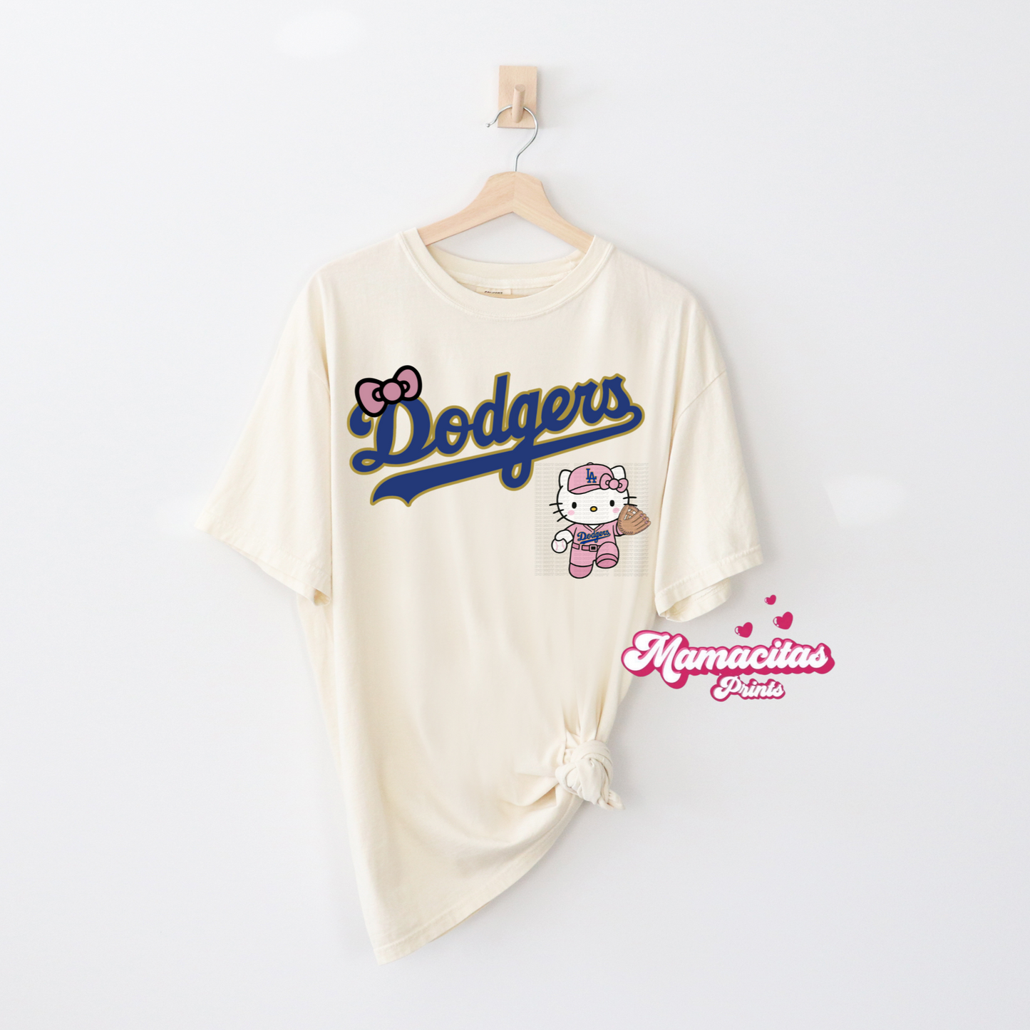 Kids Pink & Gold baseball Tee