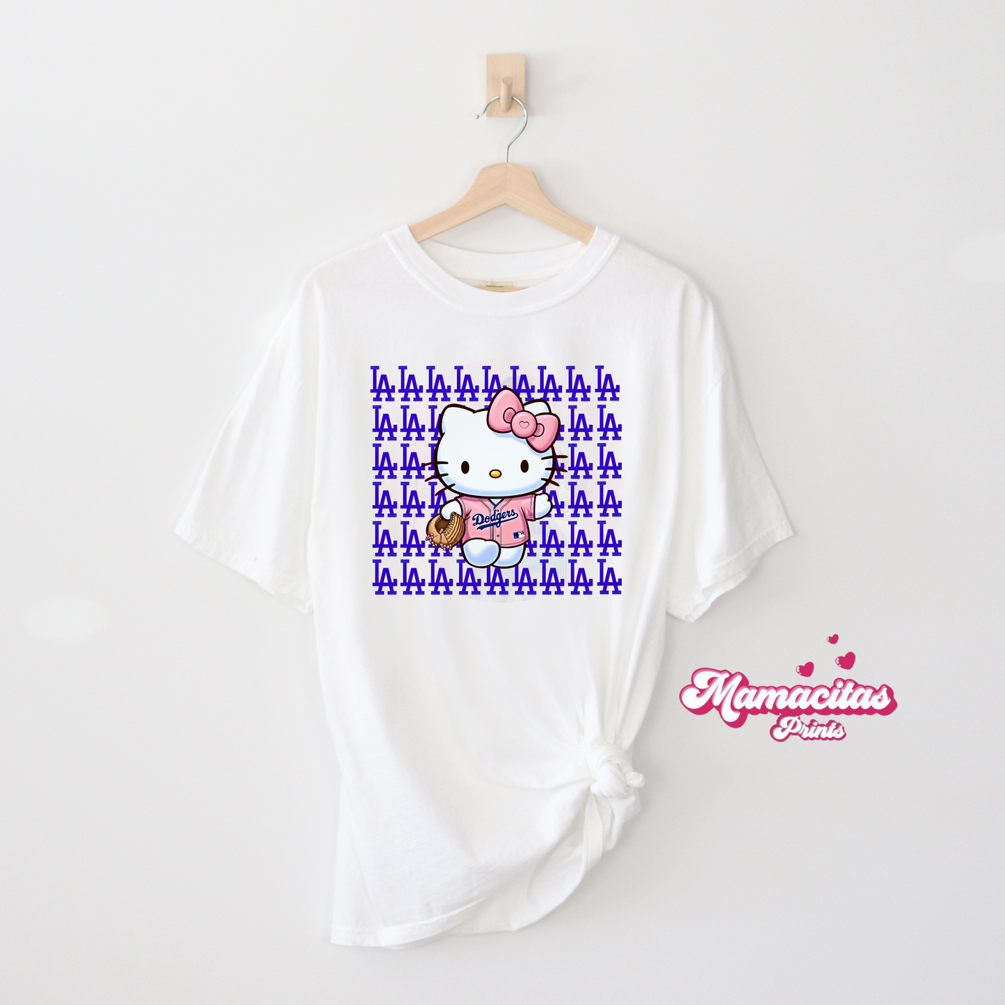 LA Baseball pink kitty