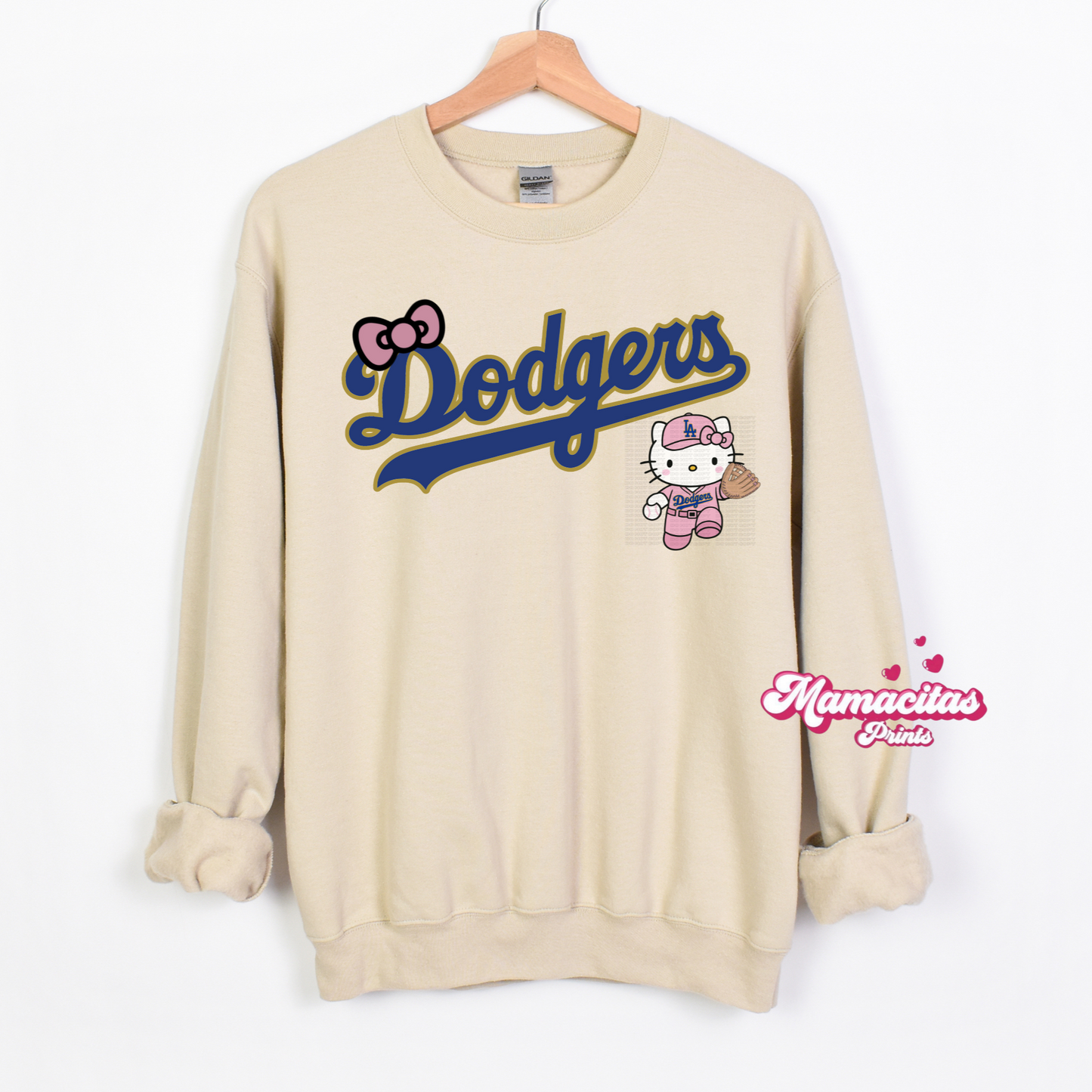 ADULT Pink & Gold baseball Tee