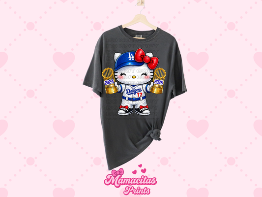 Hello Champ Kitty Tee