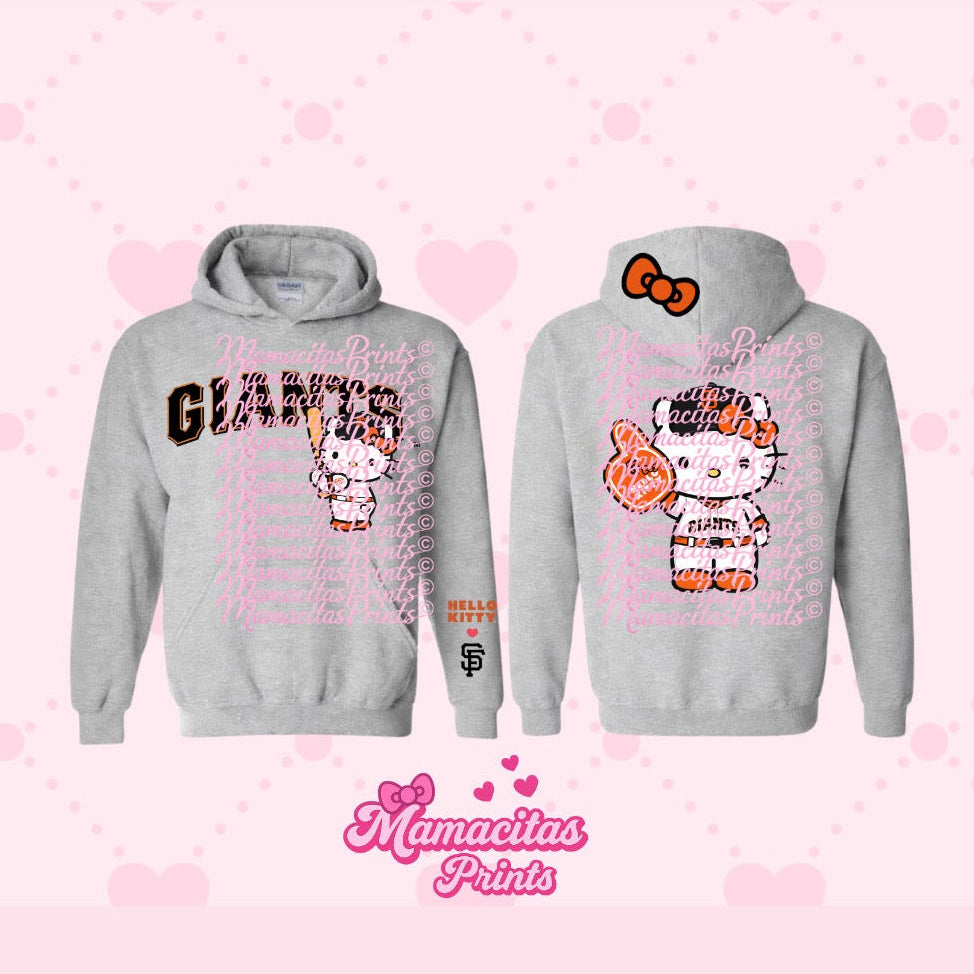 Game day kitty hoodie