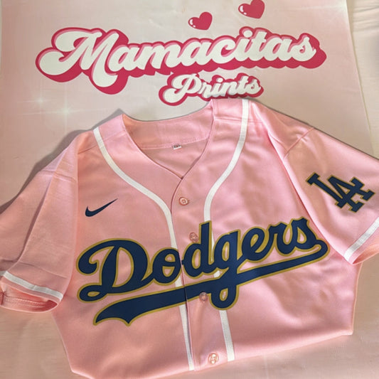 PINK/GOLD Baseball Jersey