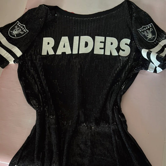 Football Black sequin dress