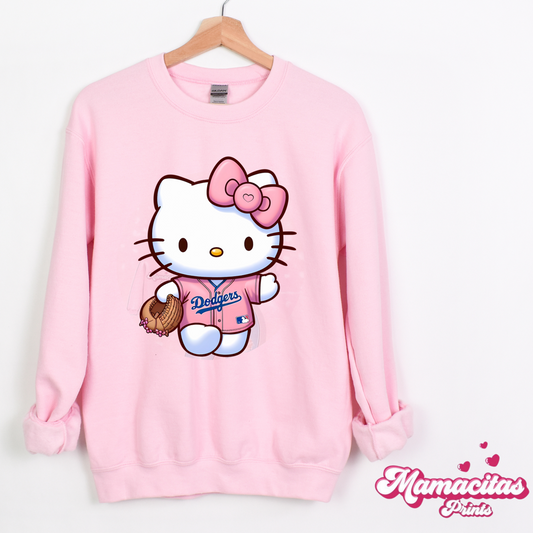 Baseball pink kitty