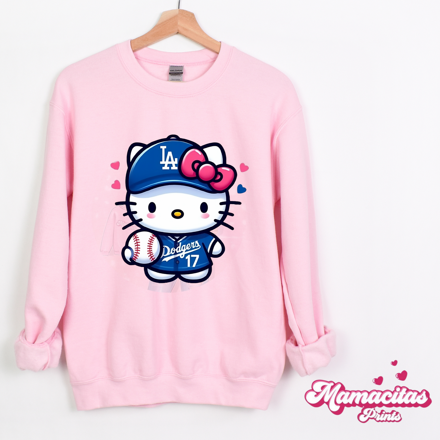 Baseball blue kitty