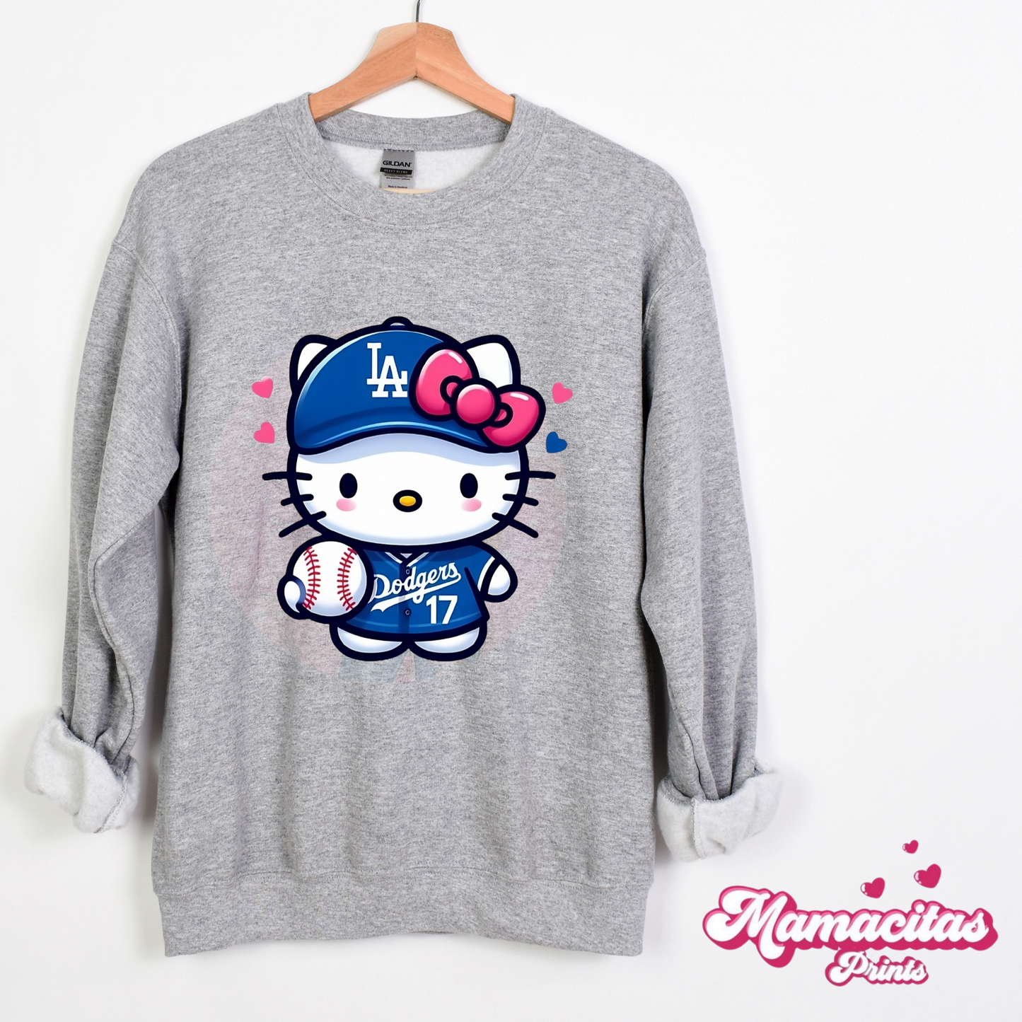 Baseball blue kitty